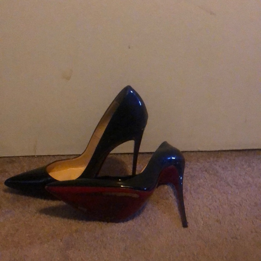 Christian Louboutin Black Patent Leather Heels
